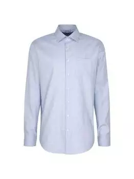 Деловая рубашка стандартного размера с длинным рукавом Seidensticker, синий