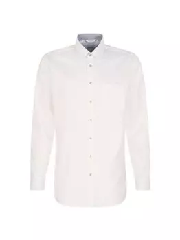 Деловая рубашка стандартного размера с длинным рукавом Seidensticker, белый
