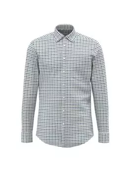 Деловая рубашка стандартного размера с длинным рукавом Seidensticker, зеленый