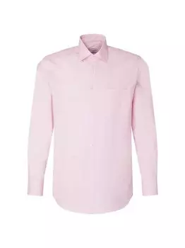 Деловая рубашка стандартного размера с длинным рукавом Seidensticker, розовый