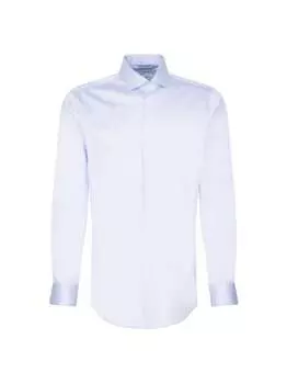 Деловая рубашка стандартного размера с длинным рукавом Seidensticker, синий