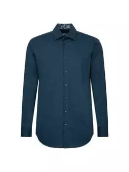 Деловая рубашка стандартного размера с длинным рукавом Seidensticker, синий