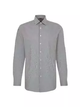 Деловая рубашка стандартного размера с длинным рукавом Seidensticker, синий