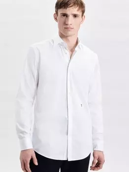 Деловая рубашка стандартного размера с длинным рукавом Seidensticker, белый