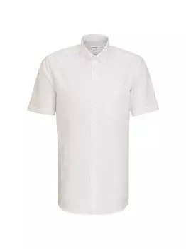 Деловая рубашка стандартный короткий рукав Seidensticker, белый