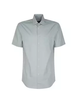 Деловая рубашка стандартный короткий рукав Seidensticker, зеленый