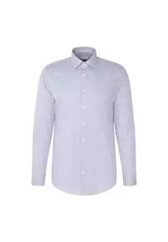 Деловая рубашка узкая Seidensticker, синий