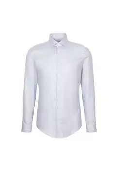 Деловая рубашка узкая Seidensticker, зеленый