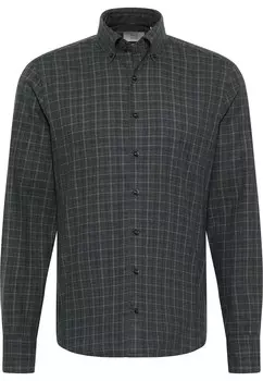 Деловая рубашка узкого кроя Eterna, темно-синий