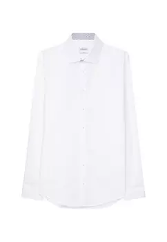 Деловая рубашка узкого кроя Seidensticker, белый