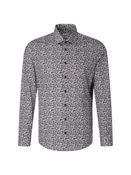 Деловая рубашка узкого кроя Seidensticker, серый