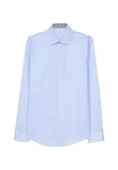 Деловая рубашка узкого кроя Seidensticker, светло-синий