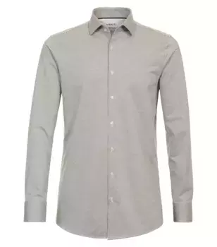 Деловая рубашка VENTI "Деловая рубашка VENTI Jerseyflex в полоску", бежевый