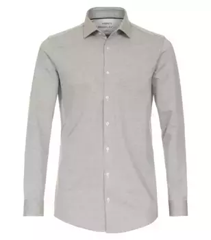 Деловая рубашка VENTI "Деловая рубашка VENTI Jerseyflex в полоску", бежевый