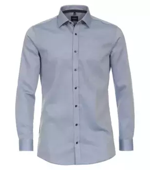Деловая рубашка VENTI "Деловая рубашка VENTI однотонная", синий