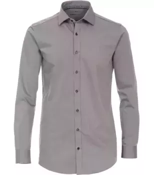 Деловая рубашка VENTI "Деловая рубашка VENTI однотонная", серый
