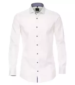Деловая рубашка VENTI "Деловая рубашка VENTI однотонная", белый