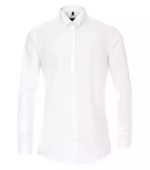 Деловая рубашка VENTI "Деловая рубашка VENTI однотонная", белый