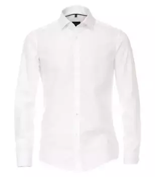 Деловая рубашка VENTI "Деловая рубашка VENTI однотонная", белый