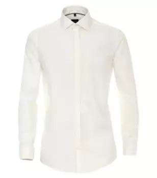 Деловая рубашка VENTI "Деловая рубашка VENTI однотонная", белый