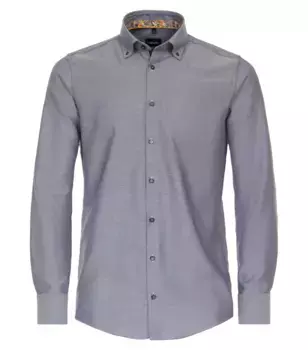 Деловая рубашка VENTI "Деловая рубашка VENTI однотонная", синий