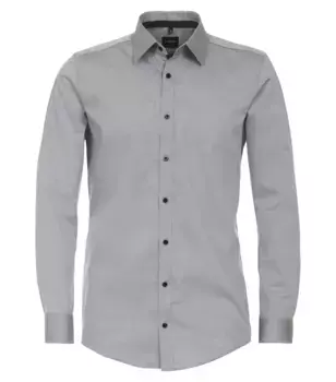 Деловая рубашка VENTI "Деловая рубашка VENTI однотонная", серый