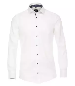 Деловая рубашка VENTI "Деловая рубашка VENTI однотонная", белый
