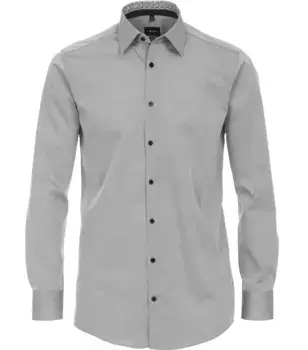 Деловая рубашка VENTI "Деловая рубашка VENTI однотонная", серый