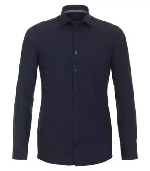 Деловая рубашка VENTI "Деловая рубашка VENTI однотонная", синий