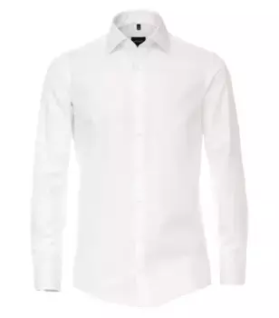 Деловая рубашка VENTI "Деловая рубашка VENTI однотонная", белый