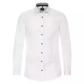 Деловая рубашка VENTI "Деловая рубашка VENTI однотонная", белый