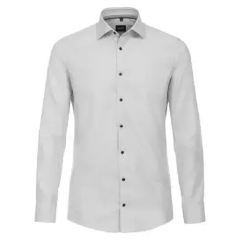 Деловая рубашка VENTI "Деловая рубашка VENTI однотонная", серый