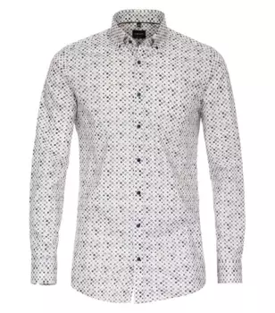 Деловая рубашка VENTI "Деловая рубашка VENTI принт", синий