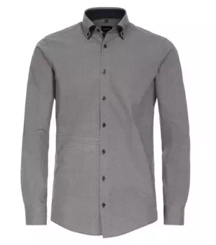 Деловая рубашка VENTI "Деловая рубашка VENTI принт", синий