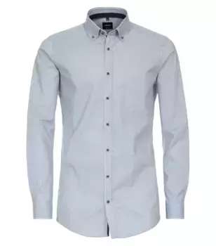 Деловая рубашка VENTI "Деловая рубашка VENTI принт", синий