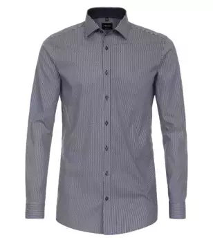 Деловая рубашка VENTI "Деловая рубашка VENTI принт", синий