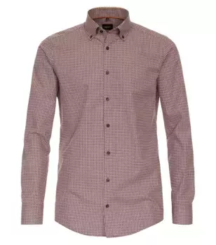 Деловая рубашка VENTI "Деловая рубашка VENTI принт", цвет Orange