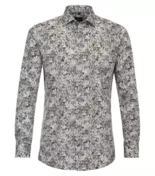 Деловая рубашка VENTI "Деловая рубашка VENTI принт", коричневый