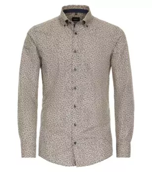 Деловая рубашка VENTI "Деловая рубашка VENTI принт", желтый