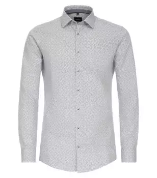 Деловая рубашка VENTI "Деловая рубашка VENTI принт", синий