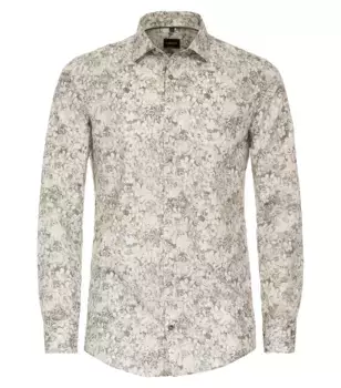 Деловая рубашка VENTI "Деловая рубашка VENTI принт", зеленый
