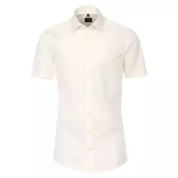 Деловая рубашка VENTI "Деловая рубашка VENTI с коротким рукавом однотонная", белый
