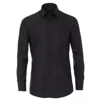 Деловая рубашка VENTI "Деловая рубашка VENTI удлиненные рукава 72см однотонная", черный