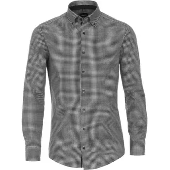 Деловая рубашка VENTI "Деловая рубашка VENTI в клетку", серый