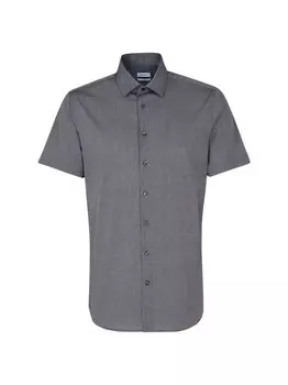 Деловая рубашка в форме короткого рукава Seidensticker, серый