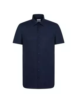 Деловая рубашка в форме короткого рукава Seidensticker, синий