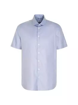 Деловая рубашка в форме короткого рукава Seidensticker, синий