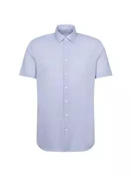 Деловая рубашка в форме короткого рукава Seidensticker, синий