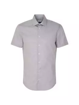Деловая рубашка в форме короткого рукава Seidensticker, серый