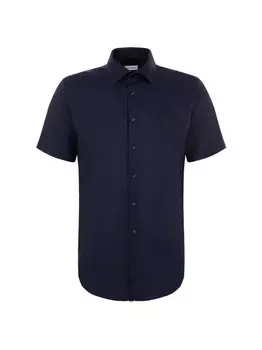 Деловая рубашка в форме короткого рукава Seidensticker, синий